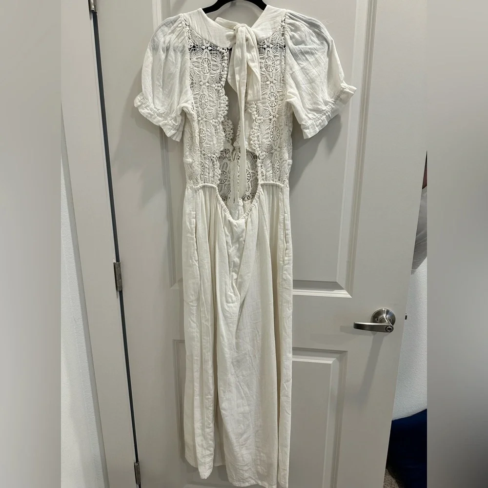 Free People All You Need is Lace midi dress, size M - Picture 3 of 4